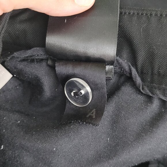 H&M Women's Black Regular Fit Straight Leg Business Casual Dress Pant Size 2 - Picture 12 of 16